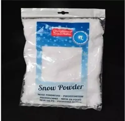 Poedersneeuw 4 liter wit