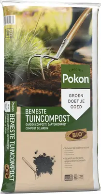 Pokon Bio Bemeste Tuincompost 20 Liter  - afbeelding 2
