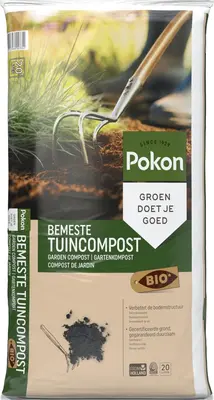 Pokon Bio Bemeste Tuincompost 20 Liter  - afbeelding 1