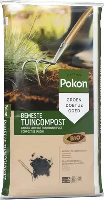 Pokon Bio Bemeste Tuincompost 40L - afbeelding 2