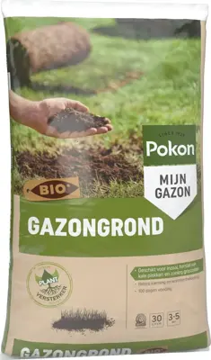 Pokon Bio Gazongrond Turfvrij 30L - afbeelding 1