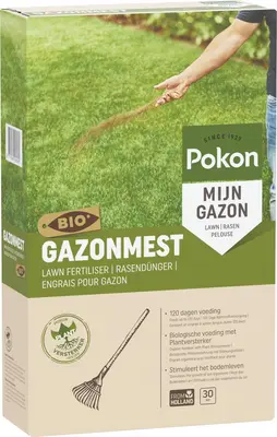 Pokon Bio Gazonmest 2kg voor 30m²  - afbeelding 2
