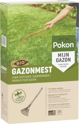 Pokon Bio Gazonmest 2kg voor 30m²  - afbeelding 2