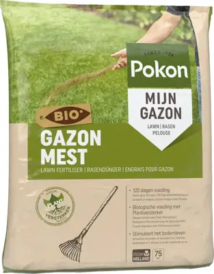 Pokon Bio Gazonmest 5kg voor 75m²  - afbeelding 2