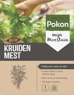 Pokon Bio Kruiden Mest 1kg  - afbeelding 1