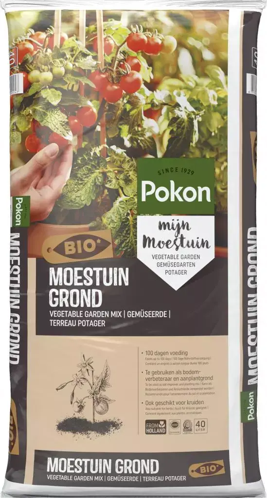 Land havik picknick Pokon Bio Moestuingrond 40L kopen? - tuincentrum Osdorp :)