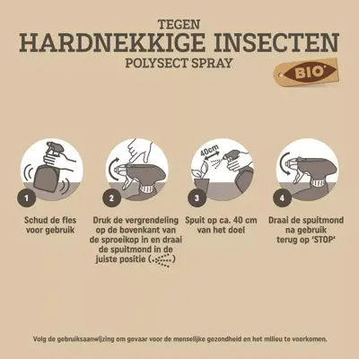 Pokon Bio Tegen Hardnekkige Insecten Polysect Spray 800ml - afbeelding 4