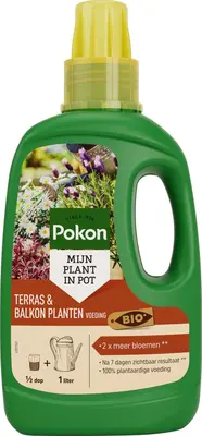 Pokon Bio Terras & Balkon Planten Voeding 500ml  - afbeelding 1