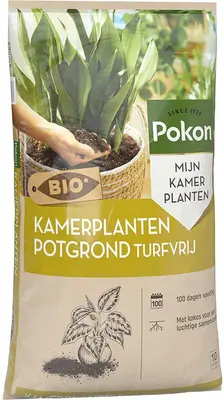 Pokon Bio Turfvrije Kamerplanten Potgrond 10L - afbeelding 2