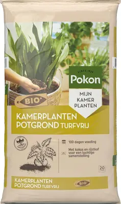 Pokon Bio Turfvrije Kamerplanten Potgrond 20L - afbeelding 1