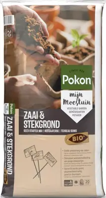 Pokon Bio Zaai & Stekgrond 20L - afbeelding 1