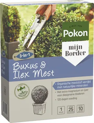 Pokon Buxus & Ilex Mest 1kg - afbeelding 2