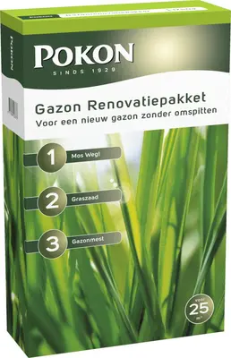 Pokon Gazon Renovatiepakket 3-in-1 1,75kg voor 25m² - afbeelding 2