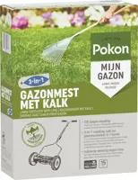 Pokon Gazonmest met Kalk 1kg voor 15m² - afbeelding 2