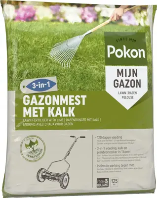 Pokon Gazonmest met Kalk 8,4kg voor 125m² - afbeelding 2