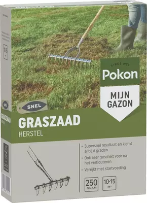 Pokon Graszaad Herstel SOS 250gr - afbeelding 1