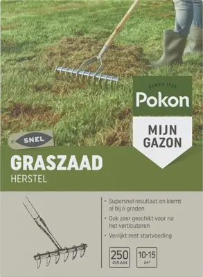 Pokon Graszaad Herstel SOS 250gr - afbeelding 1