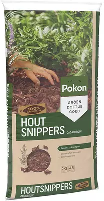  Pokon Houtsnippers Cacaobruin 45L - afbeelding 2