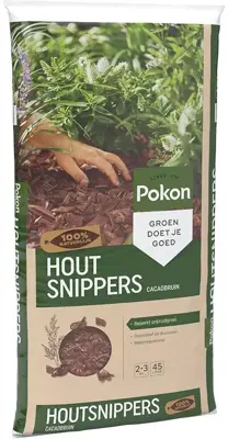  Pokon Houtsnippers Cacaobruin 45L - afbeelding 2