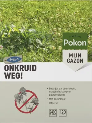 Pokon Onkruid Weg! 2,4kg voor 120m² - afbeelding 5