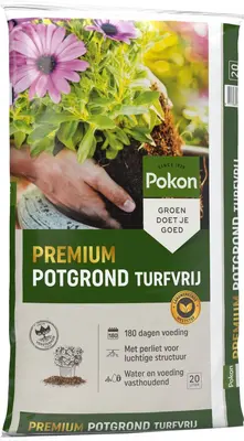 Pokon potgrond premium turfvrij 20l - afbeelding 2