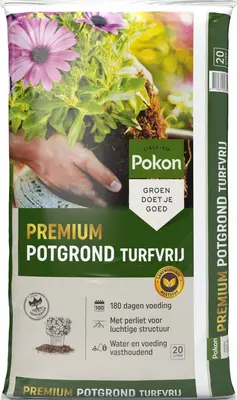 Pokon potgrond premium turfvrij 20l - afbeelding 1
