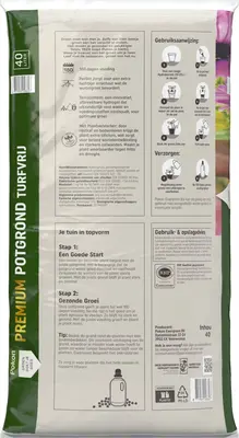 Pokon Premium Potgrond Turfvrij 40L - afbeelding 3