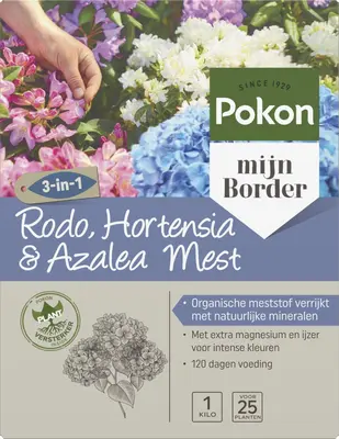 Pokon Rhododendron, Hortensia & Azalea Mest 1kg - afbeelding 2
