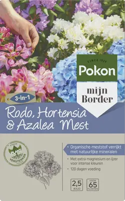 Pokon Rhododendron, Hortensia & Azalea Mest 2,5kg - afbeelding 1