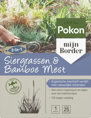 Pokon Siergrassen & Bamboe Mest 1kg - afbeelding 1