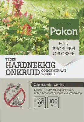 Pokon Tegen Hardnekkig Onkruid Concentraat 100ml Weedex - afbeelding 1