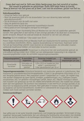 Pokon Tegen Hardnekkig Onkruid Concentraat 100ml Weedex - afbeelding 3