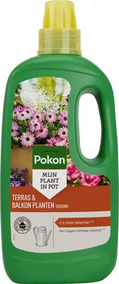 Pokon Terras & Balkon Planten Voeding – Voor Diepgroene Bladeren en Uitbundige Bloei - afbeelding 2