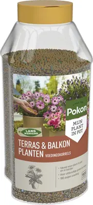 Pokon Terras & Balkon Planten Voedingskorrels 1800g - afbeelding 2