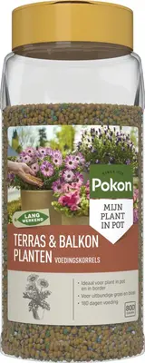 Pokon Terras & Balkon Planten Voedingskorrels 800g - afbeelding 1