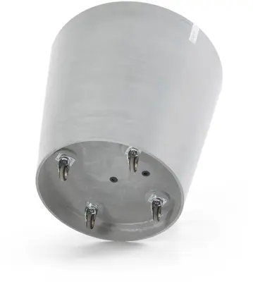 Pot amsterdam+wiel witgrijs d80cm - afbeelding 4