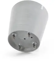 Pot amsterdam+wiel witgrijs d80cm - afbeelding 4