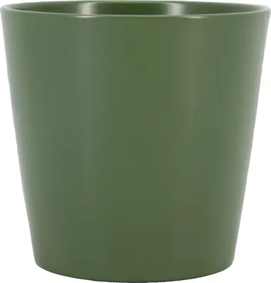 Pot Dallas keramiek d19h18cm mosgroen mat es/17