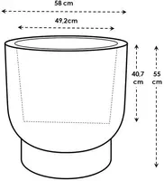 Pot pc amber grail d58cm karamel - afbeelding 8