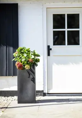 Pot rechthoek Smooth NL 36x36x79 zwart - afbeelding 3