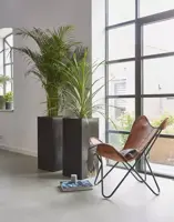 Pot rechthoek Smooth NL 36x36x79 zwart - afbeelding 2