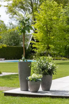 Pottery Pots bloempot Dax xl 47x99,5cm diorite grey - afbeelding 3