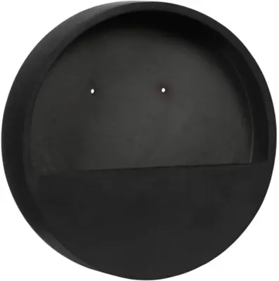 Pottery Pots muurpot Wally hang M d50h10 Black - afbeelding 1