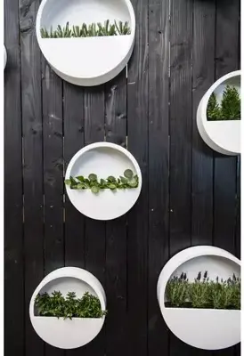 Pottery Pots muurpot wally hang xs 30x9cm high gloss wit - afbeelding 2