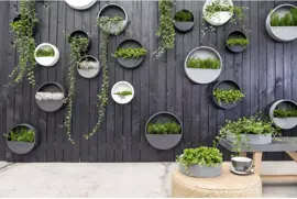 Pottery Pots muurpot wally hang xs d30h9 grijs - afbeelding 3