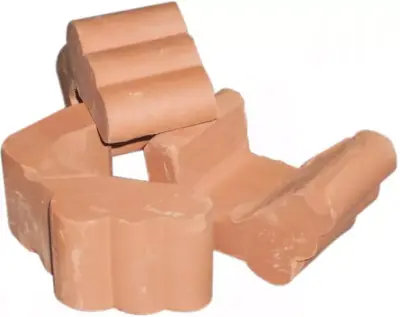 Potvoetjes terracotta per stuk - afbeelding 1