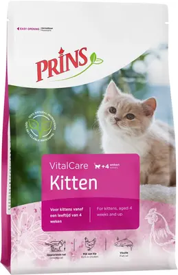 Prins kattenvoeding VitalCare Kitten 4kg - afbeelding 1
