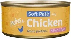 Prins kattenvoeding Wet food Chicken Soft Paté 70g kopen?