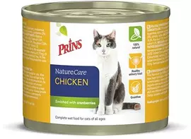 Prins NatureCare Cat Volledige natvoeding kat Chicken 200 gram kopen?
