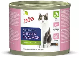 Prins NatureCare Cat Volledige natvoeding kat Chicken&Salmon 200 gram kopen?